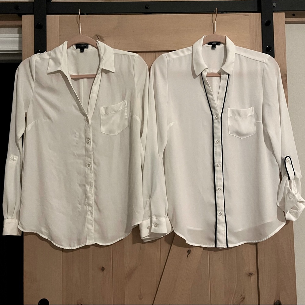TWO (2) THE LIMITED DRESS SHIRTS/TOPS - Small